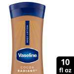 Vaseline Intensive Care Body Lotion for Dry Skin Cocoa Radiant Lotion Made with Ultra-Hydrating Lipids and Pure Cocoa Butter for a Long-Lasting, Radiant Glow, 10 fl oz - Image 2