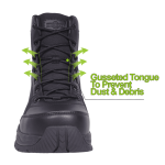 Interceptor Men's Force 8" Steel Toe Tactical Boots - Image 3