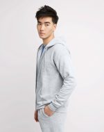 Hanes Men's & Big Men's Fleece Full Zip Up Hoodie Sweatshirt, Sizes S-3XL - Image 2