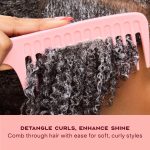 SheaMoisture Curl & Shine Conditioner for Thick, Curly Hair Coconut & Hibiscus, To Moisturize & Soften, ,13 Fl oz - Image 3