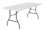 Cosco 6 Foot Premium Folding Table, White Speckle - Image 2