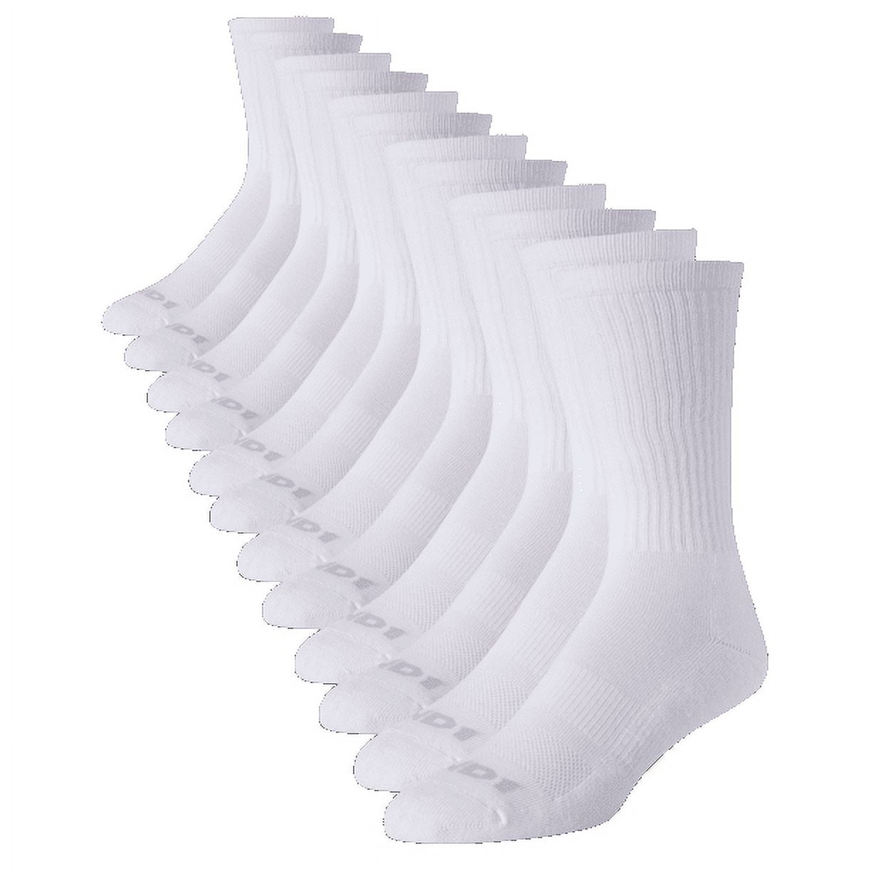AND1-Men-s-Cushion-Crew-Sock-12-Pack_b3ee03b7-5705-4030-a3e2-4f3953bff77f.66240d3486a722a16ce5ebb462d00fec.jpeg AND1 Men's Socks, Cushion Crew Socks, 12 Pack - Image 1