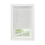 Achim GII Morningstar Indoor Cordless Vinyl Light Filtering Window Mini Blind, Pearl White, 22" W x 64" L