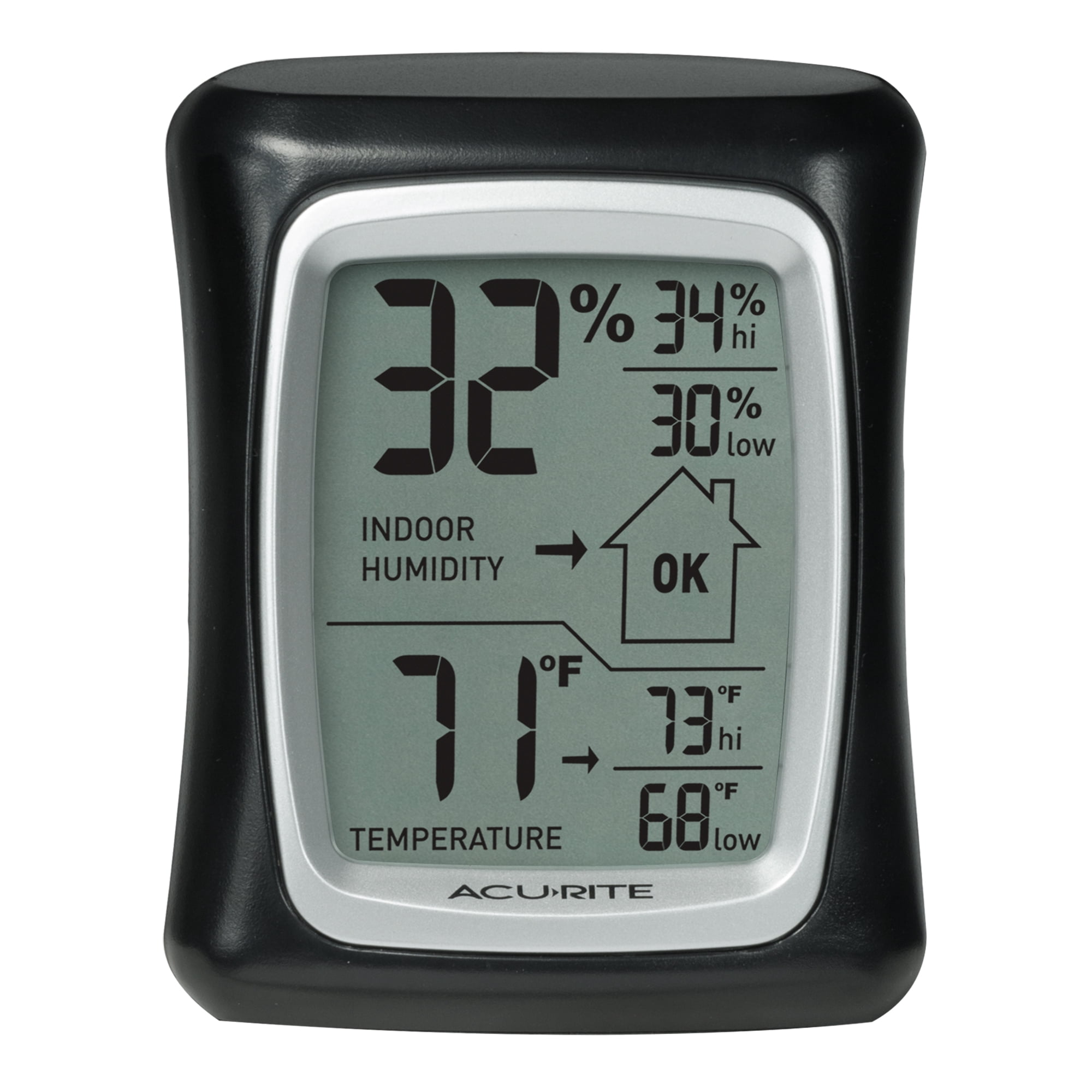 AcuRite-Indoor-Digital-Thermometer-Hygrometer-Thermohygrometer-3-x2-5-x1-3-0-28-lbs-00325_1ec19258-2378-40ae-af86-64e2a5c98977.abffe568f793fbb0eeb355be3ce52fc8.jpeg AcuRite Indoor Digital Thermometer & Hygrometer (Thermohygrometer); 3"x2.5"x1.3", 0.28 lbs (00325) - Image 1
