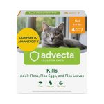 Advecta II Flea Treatment for Small Cat, 4 Monthly Treatments