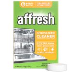 Affresh Dishwasher Cleaner, Helps Power Away Odor Causing Residues & Grime Inside Pump, Tub & Hoses, 6 Tablets, 6 Month Supply