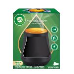 Air Wick Essential Mist Scented Oil Cordless Diffuser Device, Black, 1 Count