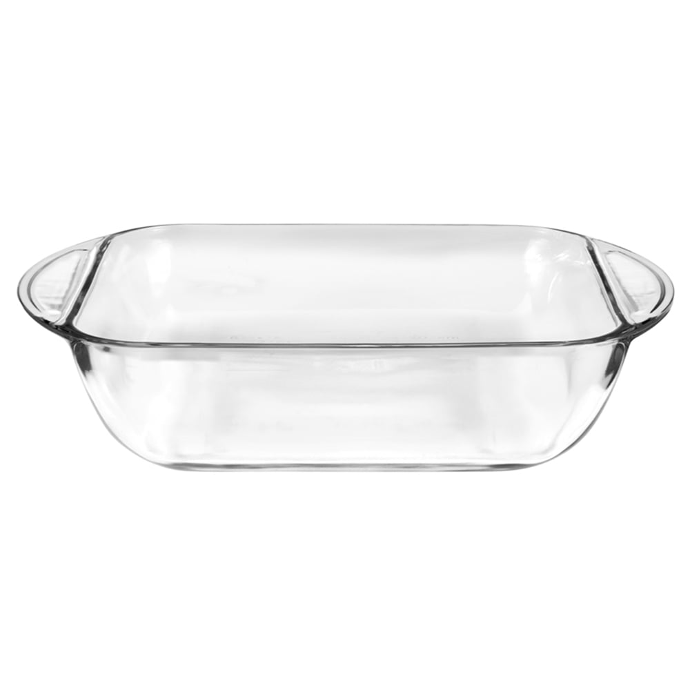 Anchor-Hocking-8-x-8-Glass-Cake-Pan_fd39fe7e-793f-4e95-9f24-d3bc73081b73.942ad521708198fb01460f8ba944be3c.jpeg Anchor Hocking 8" x 8" Glass Cake Pan - Image 1