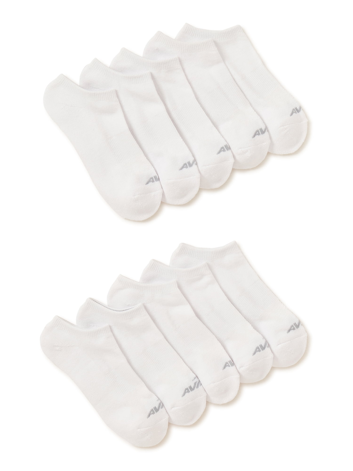 Avia-Women-s-Performance-Cushioned-No-Show-Socks-10-Pack_1f4c2c45-661c-4dcc-973d-dc2a6b581900.4813baed8ead9f8a36edacbc63abf861.jpeg Avia Women's Performance Cushioned No Show Socks, 10-Pack - Image 1