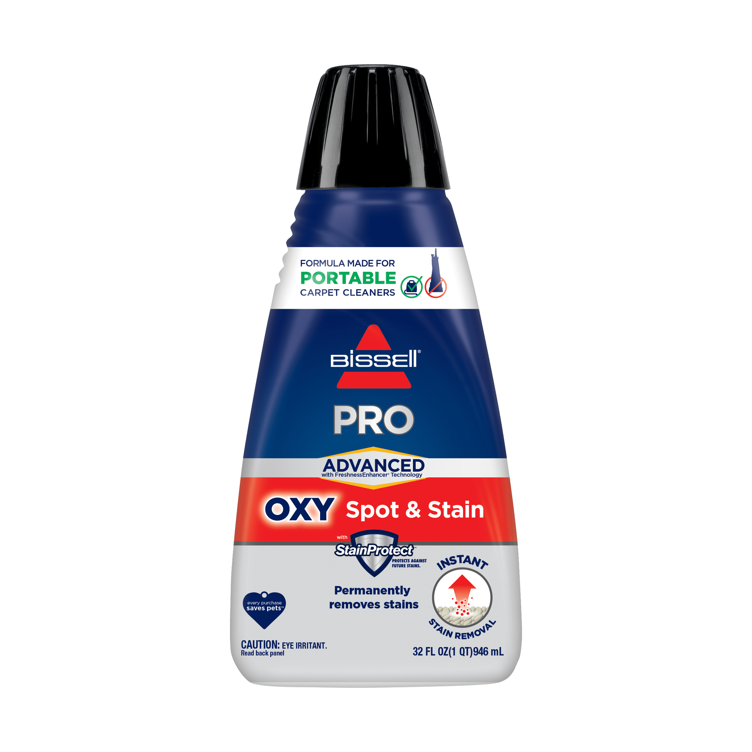BISSELL-Advanced-Professional-Spot-and-Stain-Oxy-Remover-2038W_3272d502-9bb6-4ec6-b42e-7ac25d967e9d.2c0c4c944db6e2df256ce0aa9f6e16c6.png BISSELL Advanced Pro Oxy Spot and Stain Cleaner with StainProtect, Portable Deep Cleaning Formula, Fresh Scent, Removes Stains, Eliminates Odors, and Shield Carpets, 32 fl oz, 2038W - Image 1