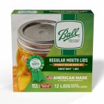 Ball Regular Mouth Mason Jar Lids, 12 Count