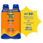 Banana Boat Sport Ultra Sunscreen Spray Twin Pack, SPF 50, 2 6 oz Sprays