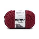 Bernat® Blanket™ #6 Super Bulky Polyester Yarn, Crimson 10.5oz/300g, 220 Yards