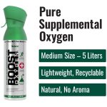 Boost Oxygen Portable Canned Oxygen, Natural, 5L