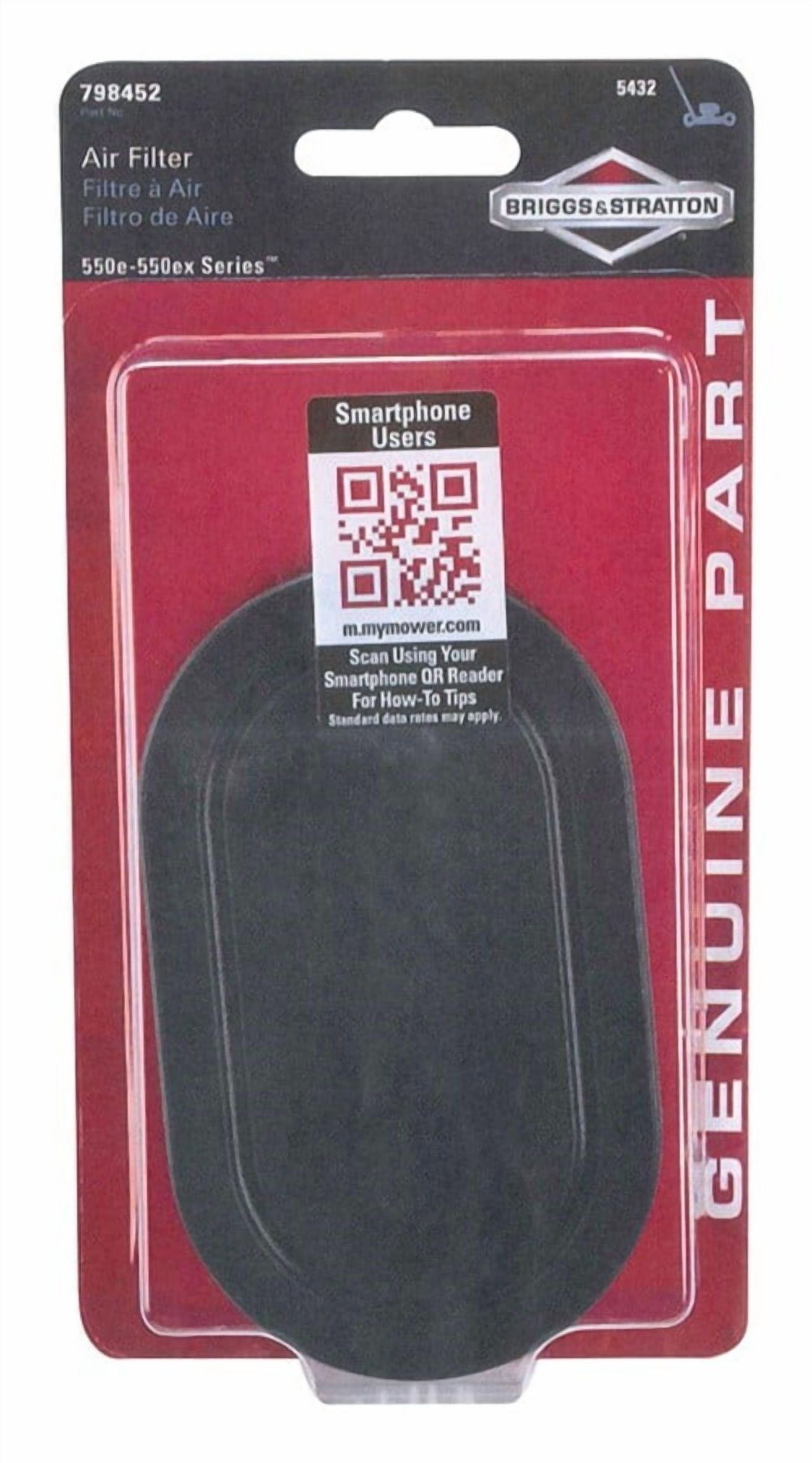 Briggs-Stratton-5432K-Genuine-Air-Filter-Cartridge-593260-798452_d59a963b-5f23-43ee-b799-731a811ab4ec.efd69d257b4ecf0becb1f957cc16054e.jpeg Briggs & Stratton 5432K Genuine Air Filter Cartridge 593260 798452 - Image 1