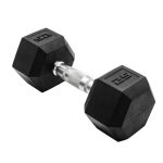 CAP Barbell, 25lb Rubber Hex Dumbbell, Single