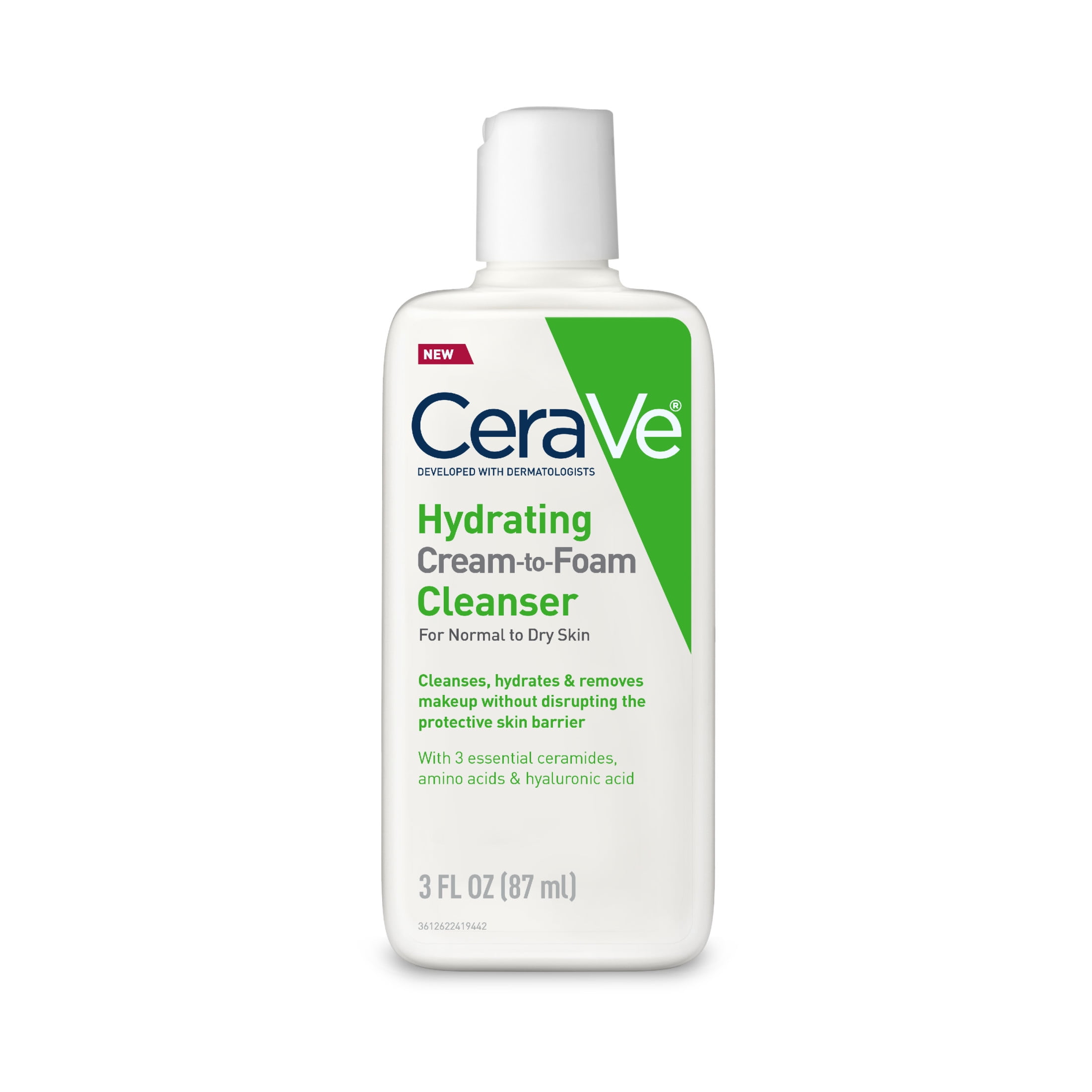 CeraVe-Travel-Size-Hydrating-Cream-to-Foam-Facial-Cleanser-for-Normal-to-Dry-Skin-3-fl-oz_c3039e6f-f8b6-481a-8500-a8887a19004f.af40697d22125d5e2eeeab00a93837ad.jpeg CeraVe Travel Size Hydrating Cream-to-Foam Facial Cleanser for Normal to Dry Skin 3 fl oz - Image 1