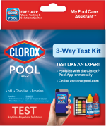 Clorox Pool&Spa 3-Way Pool Test Kit pH, 1ct