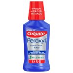 Colgate Peroxyl Alcohol Free Mouthwash and Mouth Sore Rinse, Mild Mint, 8.4 fl oz