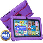 Contixo Kids Tablets 2026, Android Tablet for Kids with Parental Controls, 32GB Storage, 7", Purple