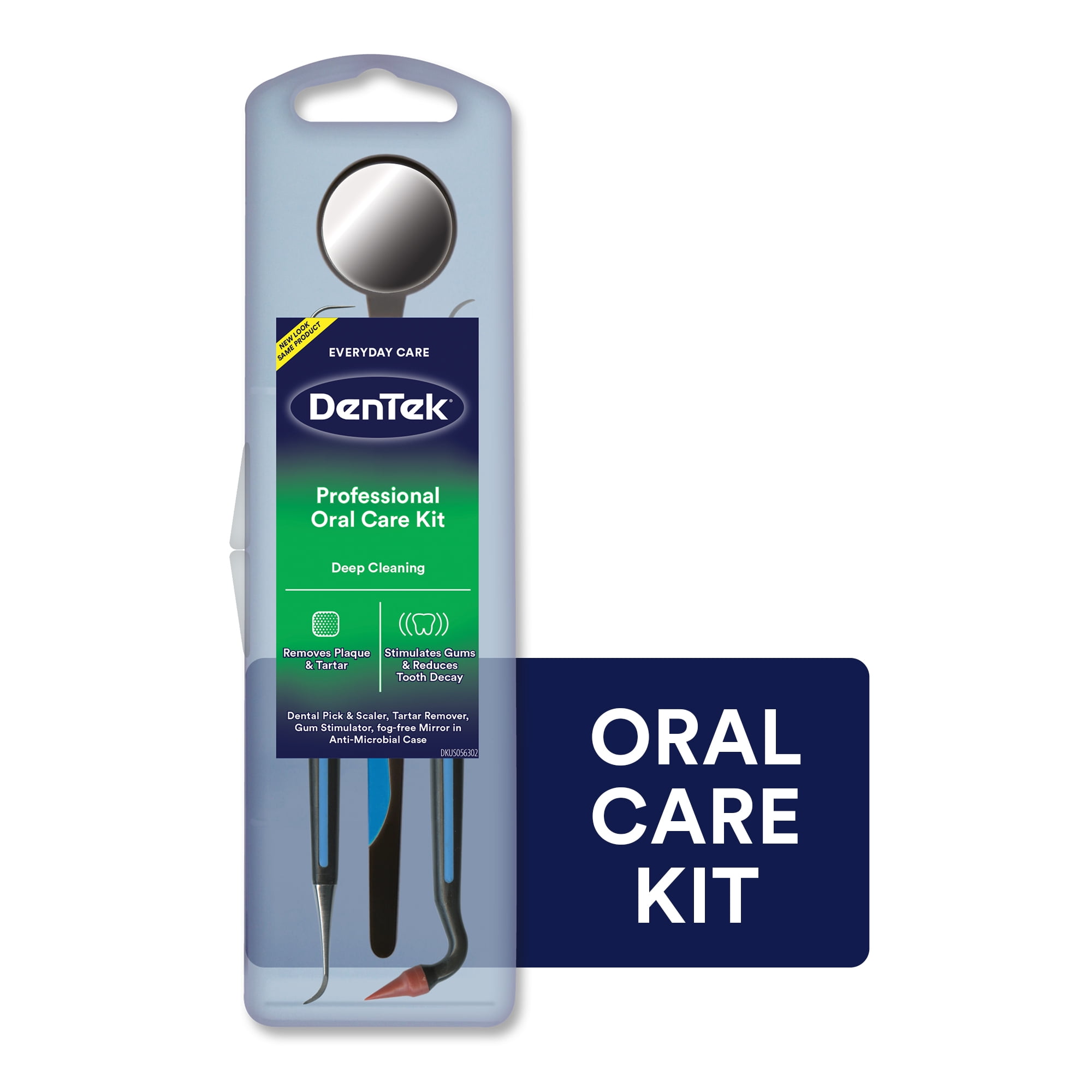 DenTek-Professional-Oral-Care-Kit-Advanced-Clean-5-Tools_a910d141-a89d-43dc-83f0-7fbca1a42311.a66318a99085a72b8571906ef76ac7ef.jpeg DenTek Professional Oral Care Kit, Set of Dental Tools with Mirror, Dental Pick, Scaler & Stimulator - Image 1