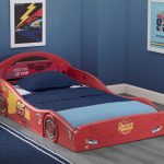 Disney Pixar Cars Lightning McQueen Plastic Sleep and Play Toddler Bed by Delta Children