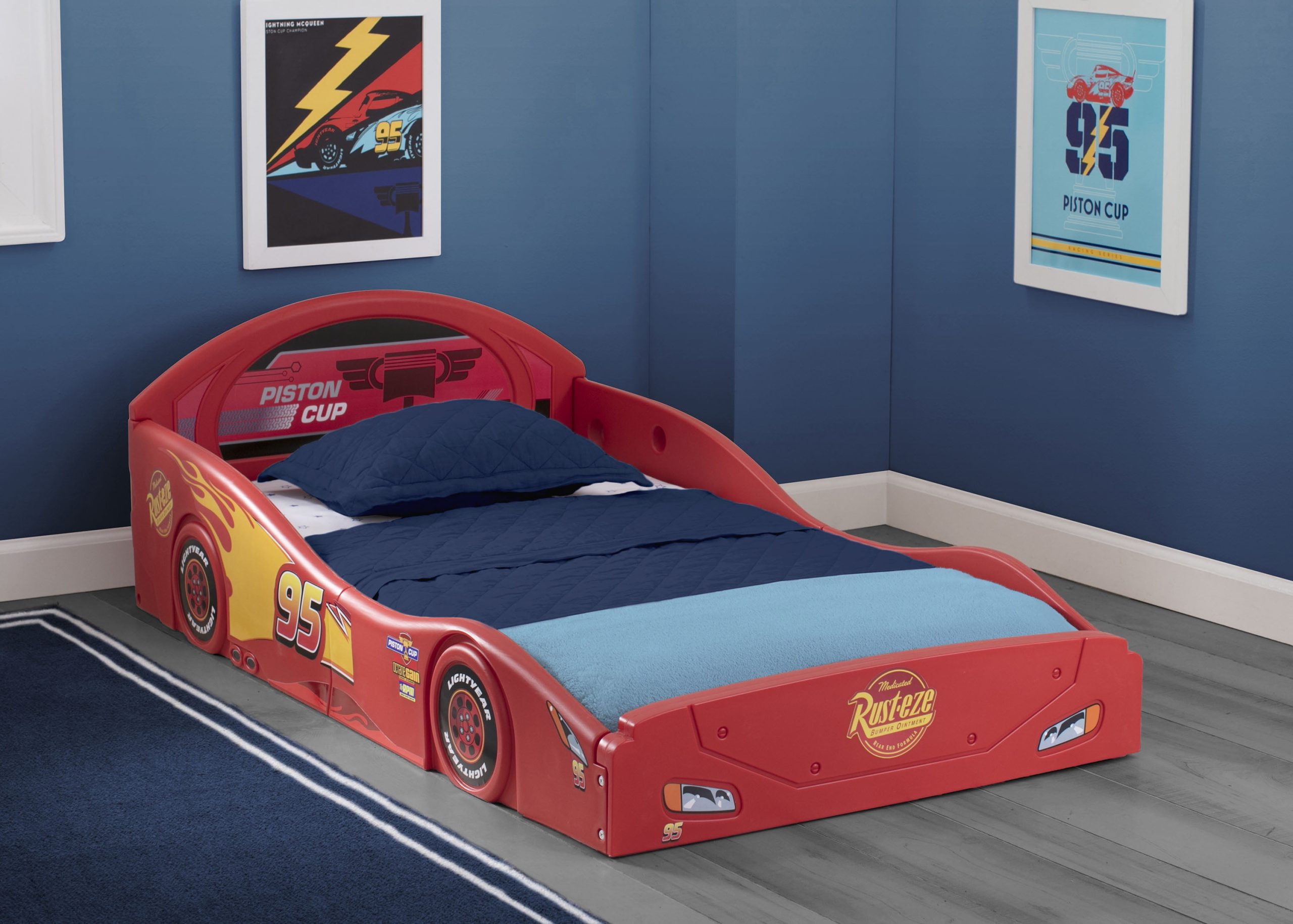 Disney-Pixar-Cars-Lightning-McQueen-Plastic-Sleep-and-Play-Toddler-Bed-by-Delta-Children_676acba9-0ca9-414b-9d07-74a3a77c954f_1.1f952368f5f6a67827f9e260e56bfc36.jpeg Disney Pixar Cars Lightning McQueen Plastic Sleep and Play Toddler Bed by Delta Children - Image 1