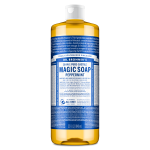 Dr.Bronner's Magic Soap, Peppermint, Pure-Castile Body Wash Liquid Soap, 32 fl oz