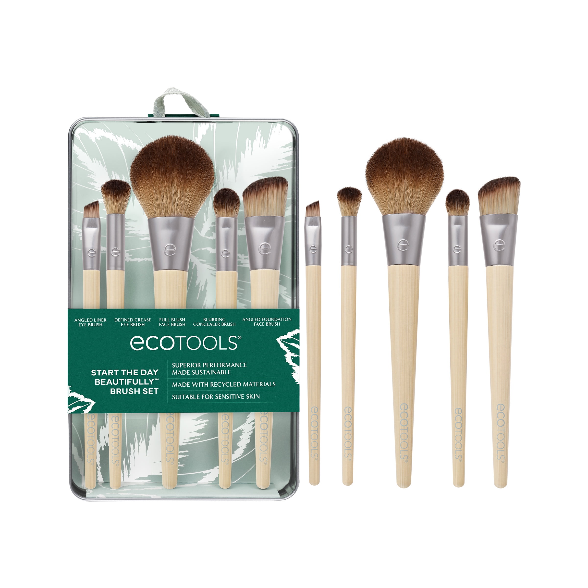 EcoTools-Start-the-Day-Beautifully-Kit-Makeup-Brush-Set-with-Storage-Tray-6-Piece-Set_4703755d-c390-412a-90c7-e2e0f7d36fca.76462e15829ba147a10bd5e24a2e943c.jpeg EcoTools Start the Day Beautifully Makeup Brush Kit with Storage Tray, 6 Piece Set - Image 1