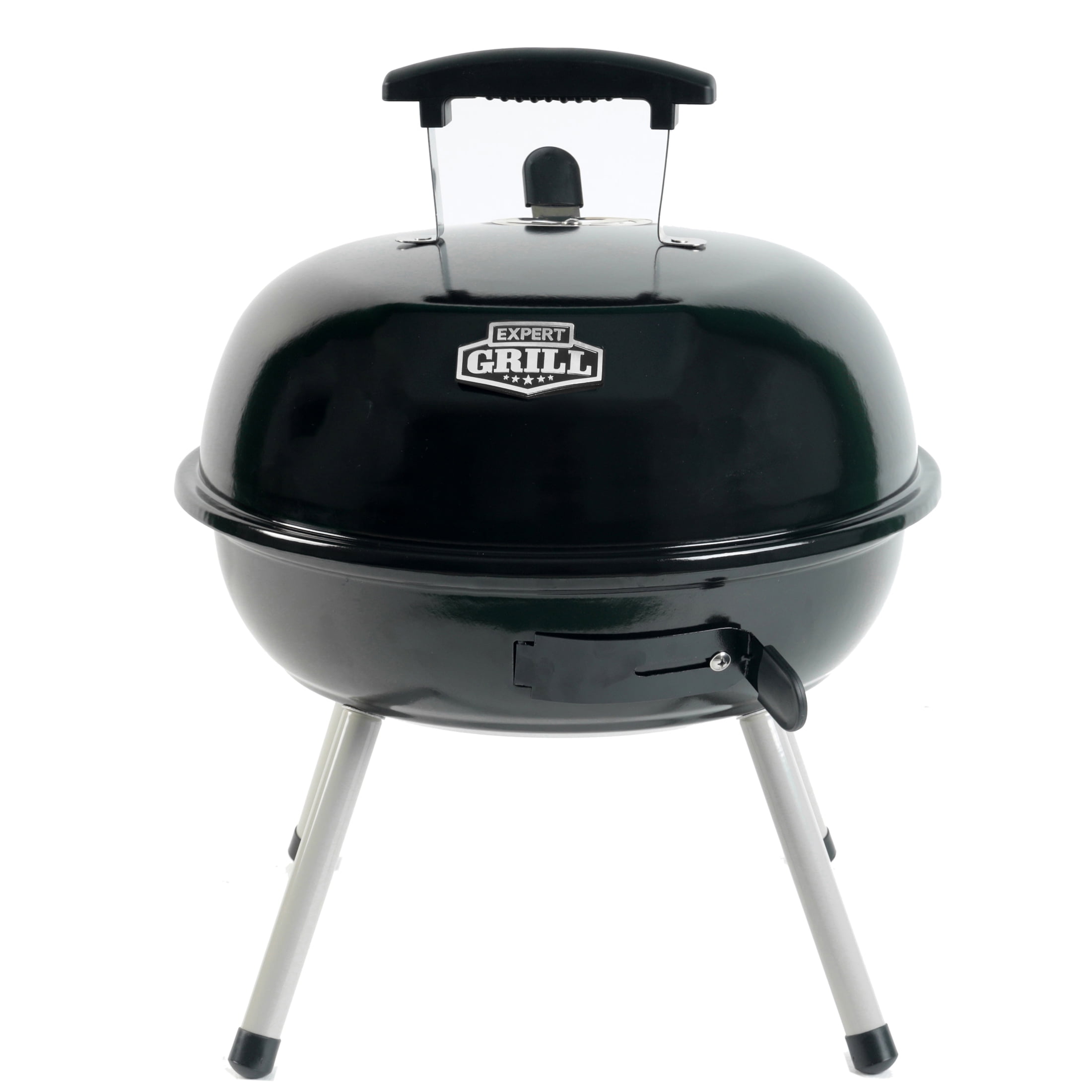 Expert-Grill-14-5-Steel-Portable-Charcoal-Grill-Black-New_355268b4-8549-4060-8537-476a880c34fd.96b885e7227eefff241d0cf357fc64ba.jpeg Expert Grill 14.5 in Portable Charcoal Grill, Black - Image 1