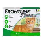 FRONTLINE Plus for Cat & Kitten Flea & Tick Spot Treatment, 3 Count