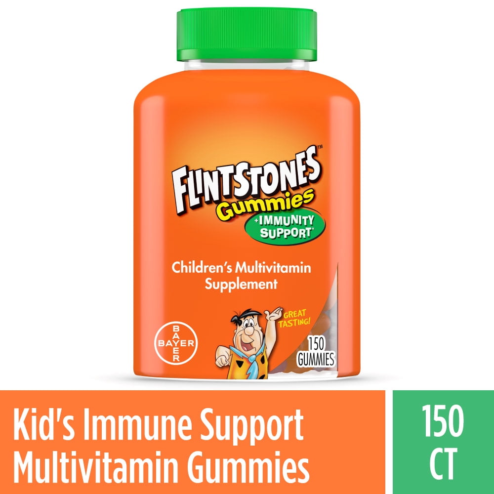 Flintstones-Gummies-Plus-Immunity-Support-Vitamin-C-Zinc-150-Count_5324bc78-1a10-4485-a05a-8db246f54a58.8aa78dcf556350d304b438ed63e57123.jpeg Flintstones Gummies Plus Immunity Support, Vitamin C & Zinc, 150 Count - Image 1