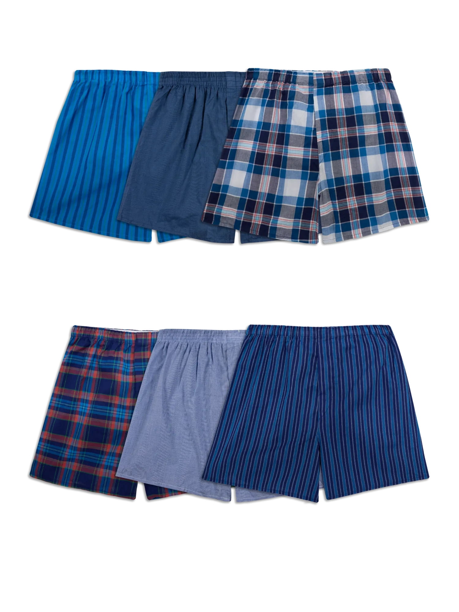 Fruit-of-the-Loom-Men-s-6-Pack-Woven-Knit-Boxers-Relaxed-Fit-Soft-Cotton-Blend-Moisture-Wicking-S-3XL_fea1c5db-7f48-4160-a150-20d7e9171e0b.ba9a2019e202321ccff95fde589f2934.jpeg Fruit of the Loom Men's Boxers - Relaxed Fit, Soft Woven Cotton Blend, Moisture-Wicking, 6-Pack, S-3XL - Image 1
