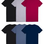 Fruit of the Loom Men's Crew Neck T-Shirt Undershirts, Assorted Color Multipacks, Sizes S-3XL