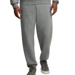 Fruit of the Loom Men's EverSoft Fleece Elastic Bottom Sweatpants with Pockets, Sizes S-4XL