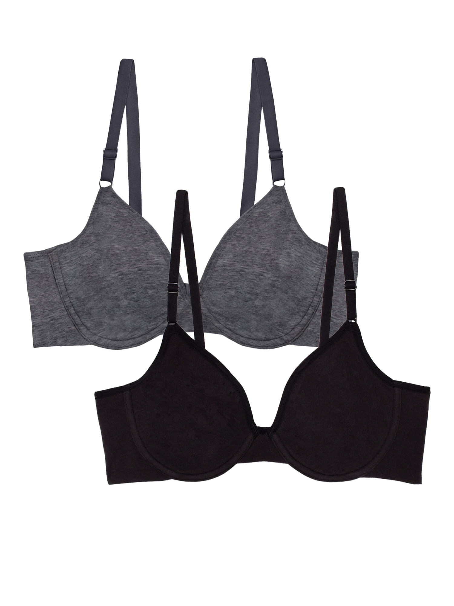 Fruit-of-the-Loom-Women-s-Cotton-Stretch-Extreme-Comfort-Bra-Style-FT920-2-Pack_2bac5702-22b3-47a4-9305-b7dd51a530f6.4d5dfbd381cb43d47cf11429081f15ad.jpeg Fruit of the Loom Women's Unlined Underwire Cotton Stretch Extreme Comfort Bra, Style FT920, 2-Pack - Image 1