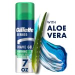 Gillette Series Soothing Shave Gel for Men with Aloe Vera, 7 oz