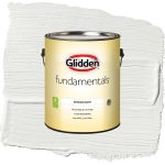 Glidden Fundamentals Grab-N-Go White Eggshell Interior Paint, 1 Quart