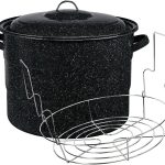 Granite Ware 21.5 Quart Water Bath Canner with Rack for Jam, Salsa and Pickles