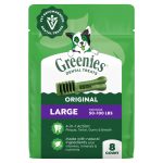 Greenies Original Flavor Adult Natural Dental Dog Treats Large Size, 12 oz Pack (8 Count)