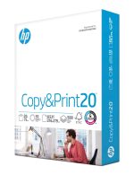 HP Copy & Print20, 20lb, 8.5 x 11, 1 Ream (500 Sheets)