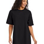 Hanes Beefy-T Men's Heavyweight Cotton T-Shirt (Big & Tall Sizes) Black 3XLT