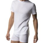 Hanes Men's White Crew T-Shirt Undershirts, 3 Pack