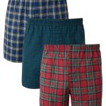 Hanes Men's Woven Boxers, 3 Pack