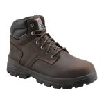 Herman Survivors Men`s Brown Boulder Waterproof 6`` Steel Toe Work Boots