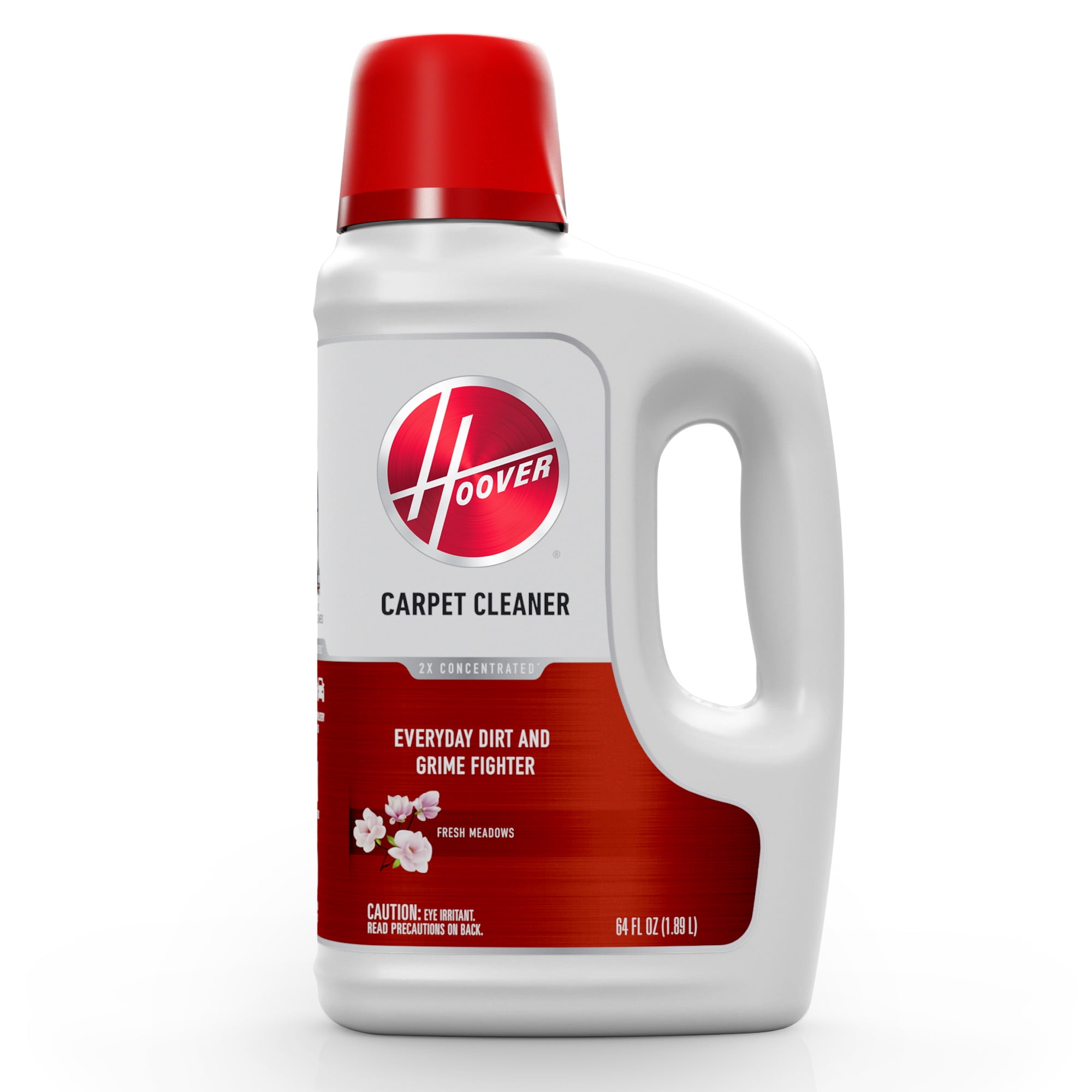 Hoover-Renewal-Deep-Cleaning-Carpet-Cleaner-Formula-64oz_b4845de0-292c-4eda-b87c-4e47a250cd6d.0cc8278855bbdfeceec65db45ae5b12b.jpeg Hoover Everyday Carpet Cleaner Solution, Fresh Meadows Scent, for Carpet and Upholstery, Concentrated Formula, Removes Dirt and Grime, AH31980, 64 oz. - Image 1