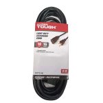 Hyper Tough 10 ft 16AWG 3-Prong Black Outdoor Single-Outlet Extension Cord, 13 Amps