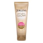 Jergens Natural Glow Daily Moisturizer Lotion, Medium to Deep Skin, Self Tanner, 7.5 fl oz