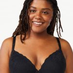 Joyspun Women's Lace Push Up Bra, Sizes 34A-40D