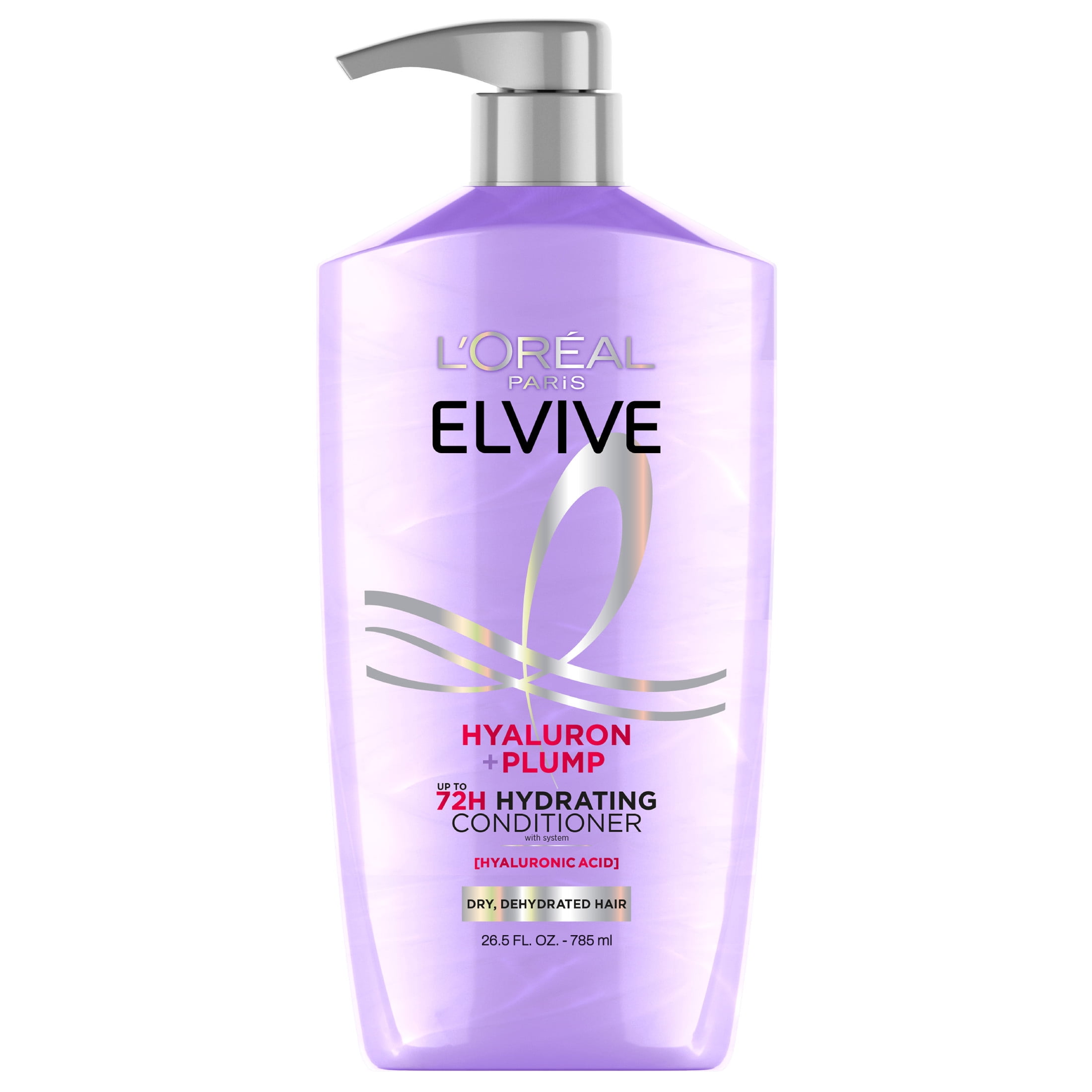 L-Oreal-Paris-Elvive-Hyaluron-Plump-Hydrating-Conditioner-Squeeze-Bottle-26-5-fl-oz_9e0df07d-df68-4cac-8e35-baa55fff7933.c7362611fc84fe85f3228522314d538a.jpeg L'Oreal Paris Elvive Hyaluron Plump Hydrating Hair Conditioner, Squeeze Bottle, 26.5 fl oz - Image 1